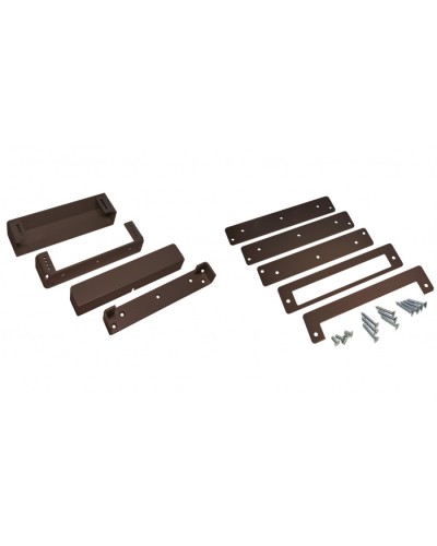 Комплект монтажный для замка ALM-700S с возможностью регулировки ALeko МК 700S-PS (коричневый) в Ессентуках Дополнительное оборудование для СКУД Pintop.ru