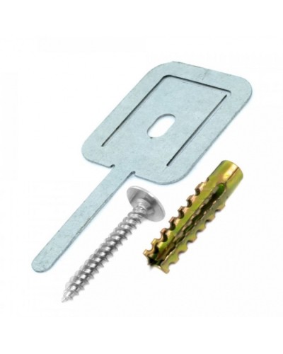 Комплекты для крепления ОКЛ с использованием самореза, дюбеля и хомута FR ПР-40 (100 шт) Промрукав PR08.5201 в Ессентуках Огнестойкие кабельные линии Pintop.ru