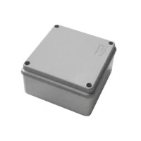 BJB/JBS100 Коробка распределительная без сальников о/п,100х100х55мм IP56 цвет чёрный (упаковка DIY) Экопласт (44057BL-1)